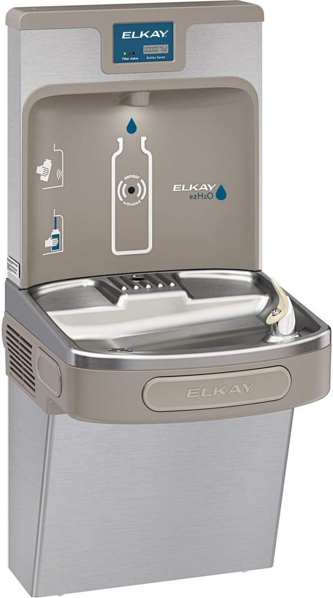 Exclusive Discount 70% Price Elkay LZS8WSSP Enhanced EZH2O Bottle Filling Station & Single ADA Cooler, Filtered 8 GPH Stainless, 39.50 x 19.00 x 18.45 inches Exclusive Discount 50% Price Elkay LZS8WSSP Enhanced EZH2O Bottle Filling Station & Single ADA Cooler, Filtered 8 GPH Stainless, 39.50 x 19.00 x 18.45 inches