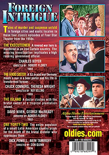 Foreign Intrigue serie de culto de 1951, DVD Región 1 de intriga internacional y espionaje 3