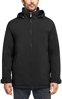 Weatherproof Mens Ultra Tech Stretch Jacket (Black, Size XL