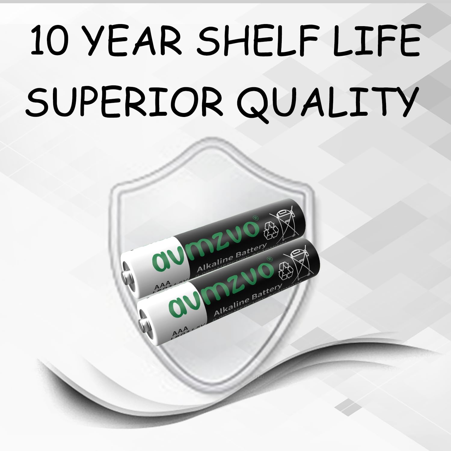 batterien AAA 400 Stück,LR03 1.5V Alkaline Batterie langlebige Power | Leistungsstark, Kann für Spielzeug, Wecker und andere elektronische Geräte verwendet Werden【10 Jahre Garantie】