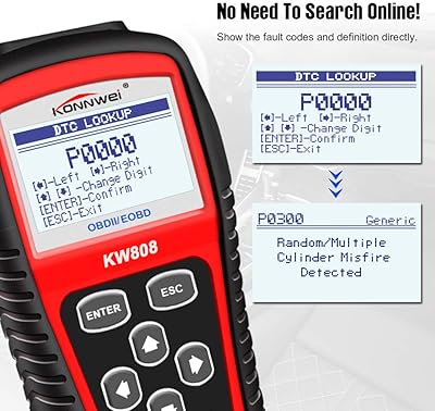 KONNWEI OBDII / EOBD Cars Code Reader And Auto Scanner Detection - View #3