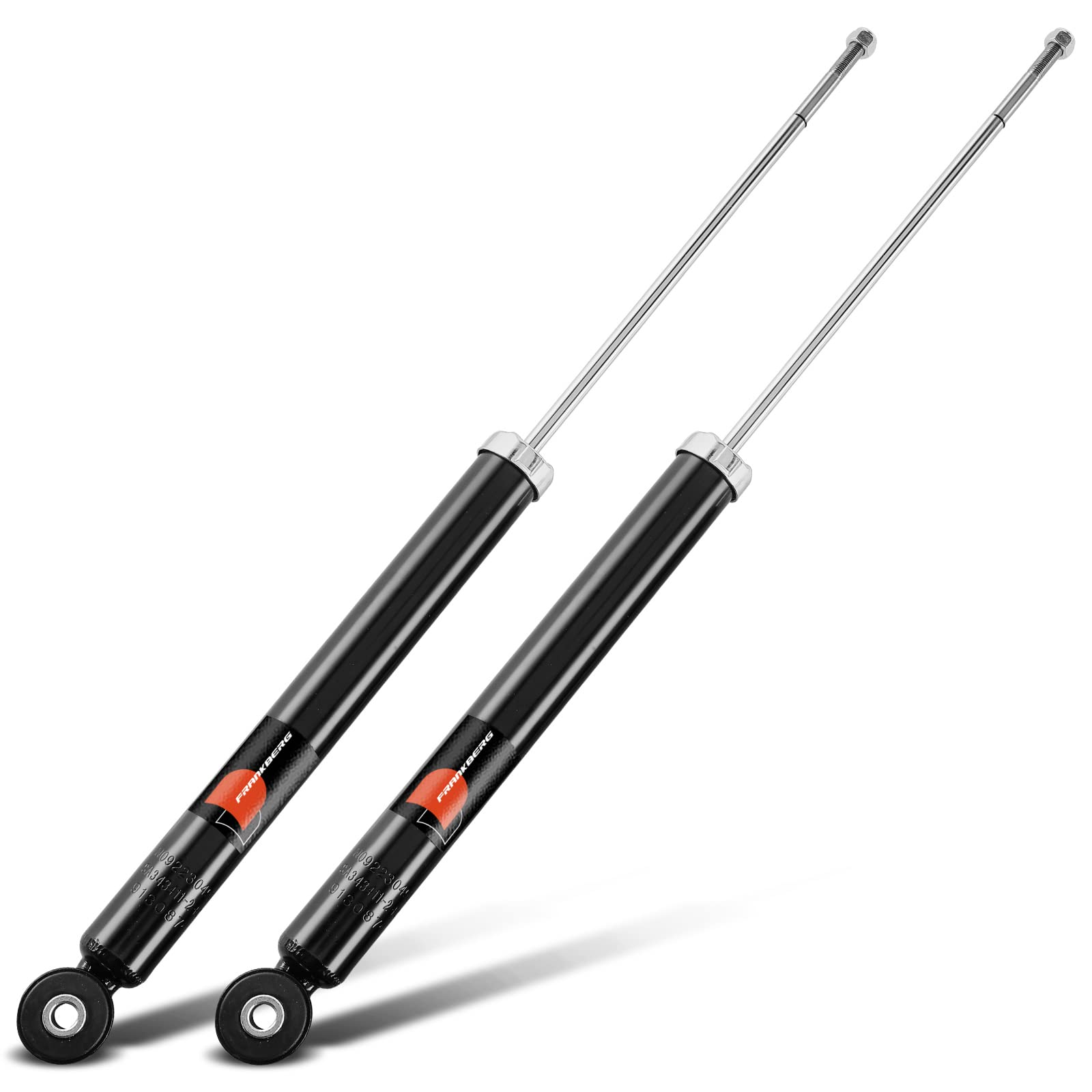 Frankberg 2 amortiguadores traseros 642 mm presión de gas MR594131 | Compatible con: Forfour 454, Colt VI Z2A Z3A