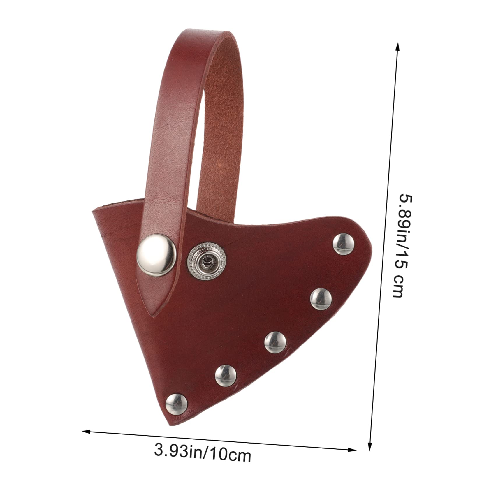 ibasenice Axe Supply Leather Axe Protective Cover Smooth Surface Comfortable Handle
