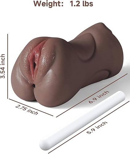 Miniatura 3 de Masturbador masculino 3 en 1 realista de bolsillo con barra de secado y bolsa de almacenamiento impermeable, juguete sexual masculino de doble