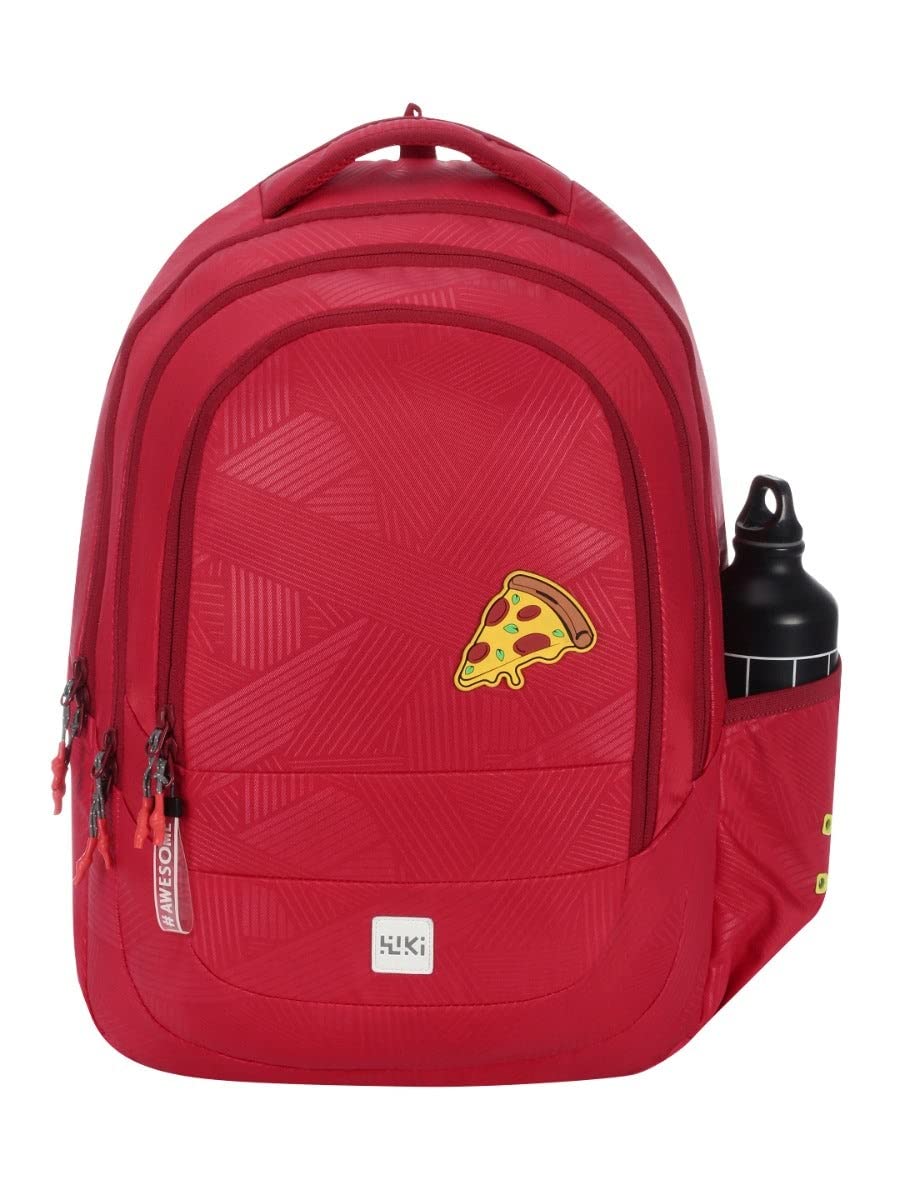 wildcraft WIKI Girl 2 4 Compartment Backpack 27.5L (12982) (Streak Red)-picture-28