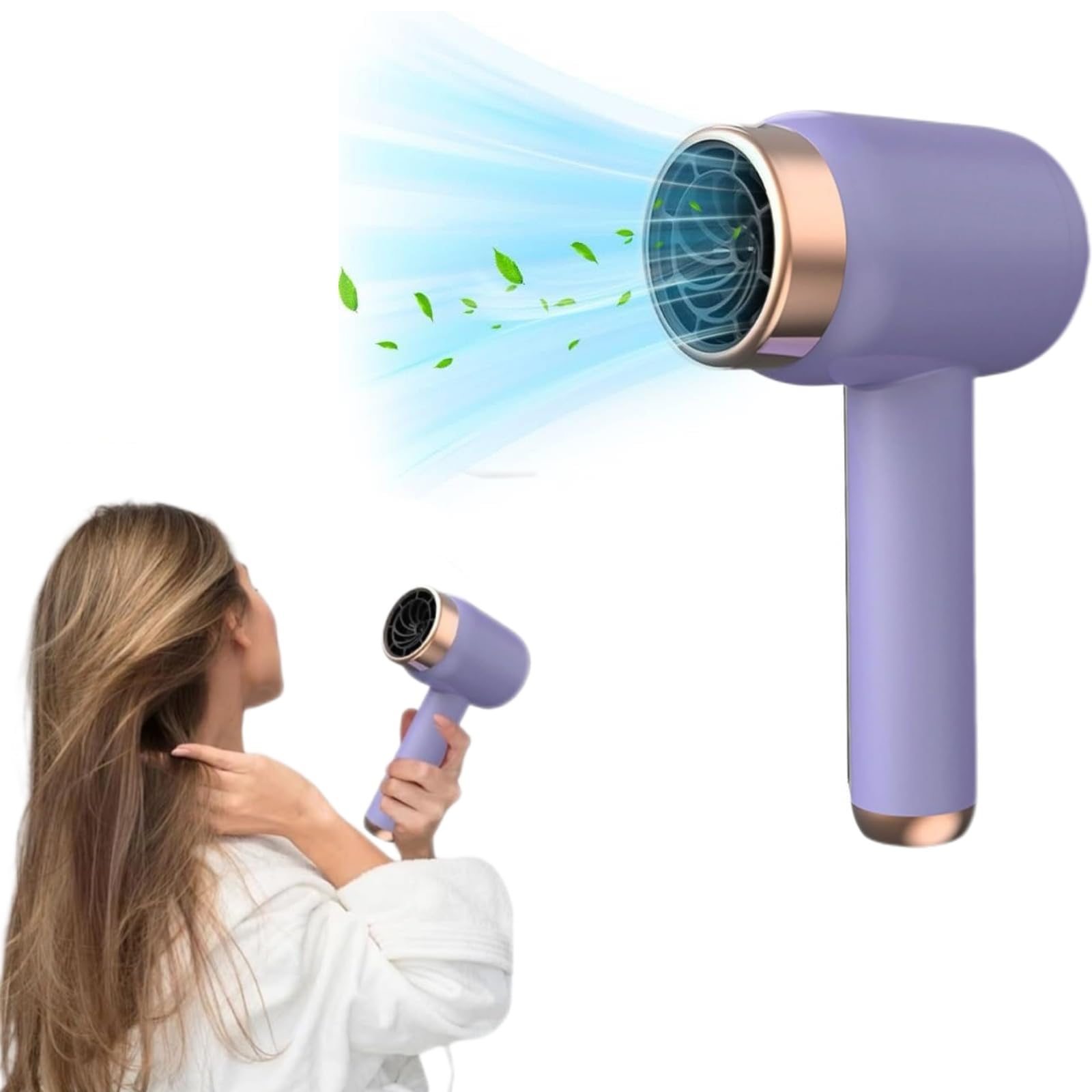 Amazon.com: PUple Rechargeable Cordless Hair Dryer, Portable Fast