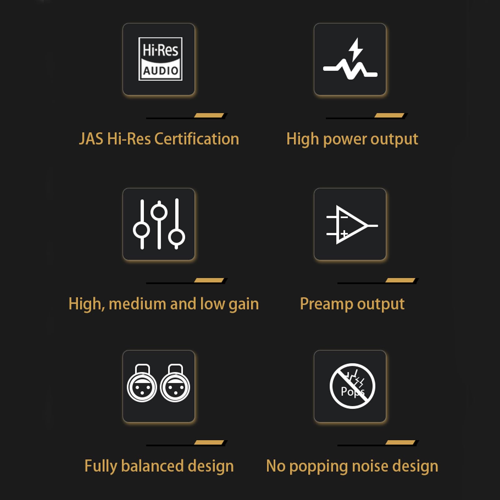 SMSL H400 Balanced Headphone Amplifier HI-END Preamp 3 Gain Headphone Amp 15000mW 6.35mm/4.4mm/XLP/RCA High Power Output Headphone Preamplifier No Popping Noise with Remote Control (Sliver), Silvery