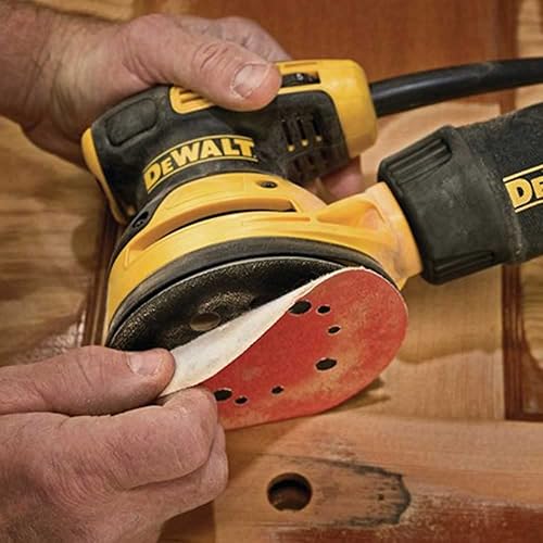 Miniatura 6 de DEWALT Lijadora de órbita aleatoria, velocidad variable, 5 pulgadas (DWE6423), fuente de alimentación eléctrica con cable