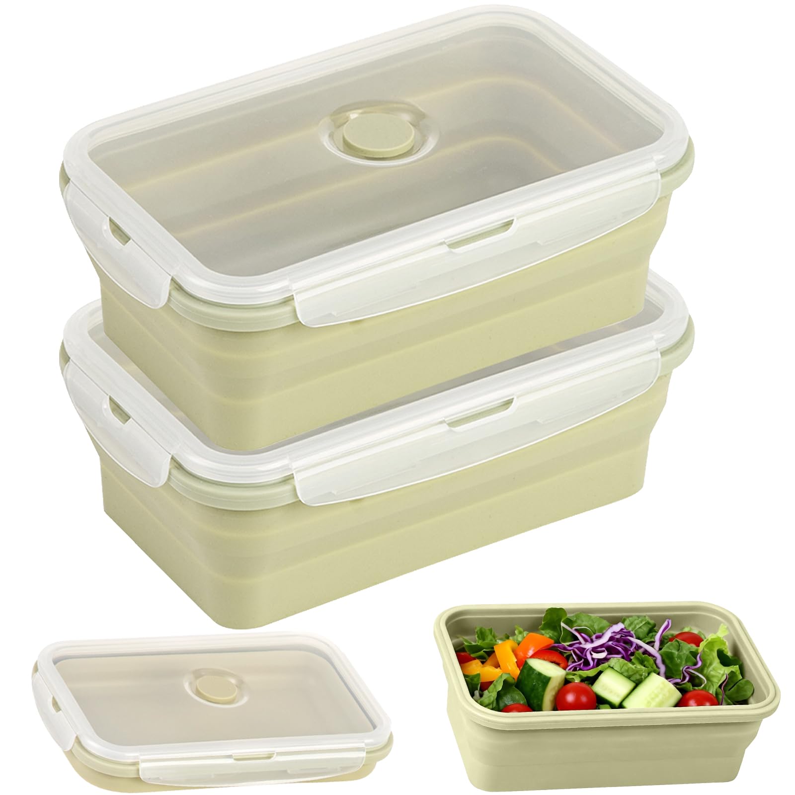CUISITOOL Large Collapsible Food Containers