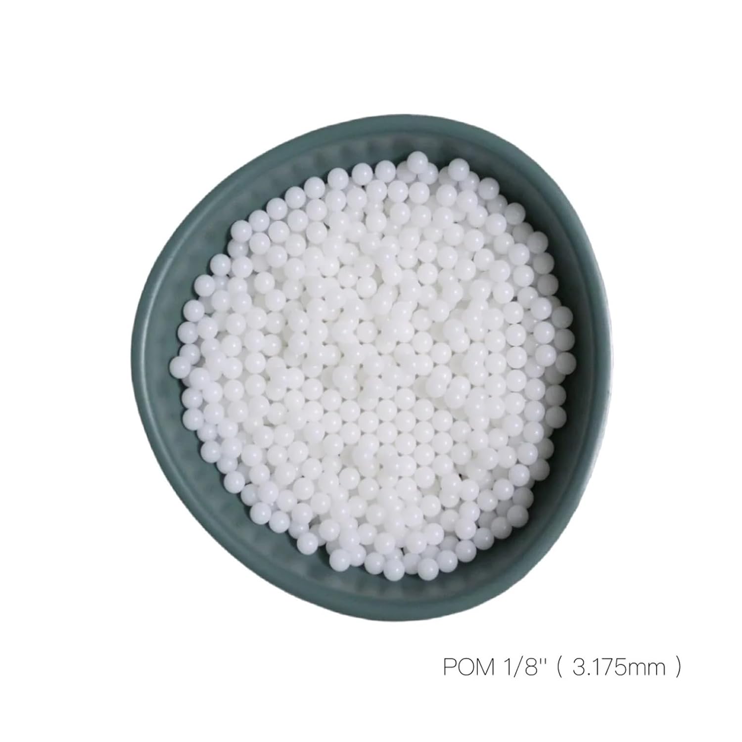 1/8'' 3.175mm Delrin Polyoxymethylene POM Plastic Solid Balls for Ball Valves and Low Load Bearings(5000pcs)