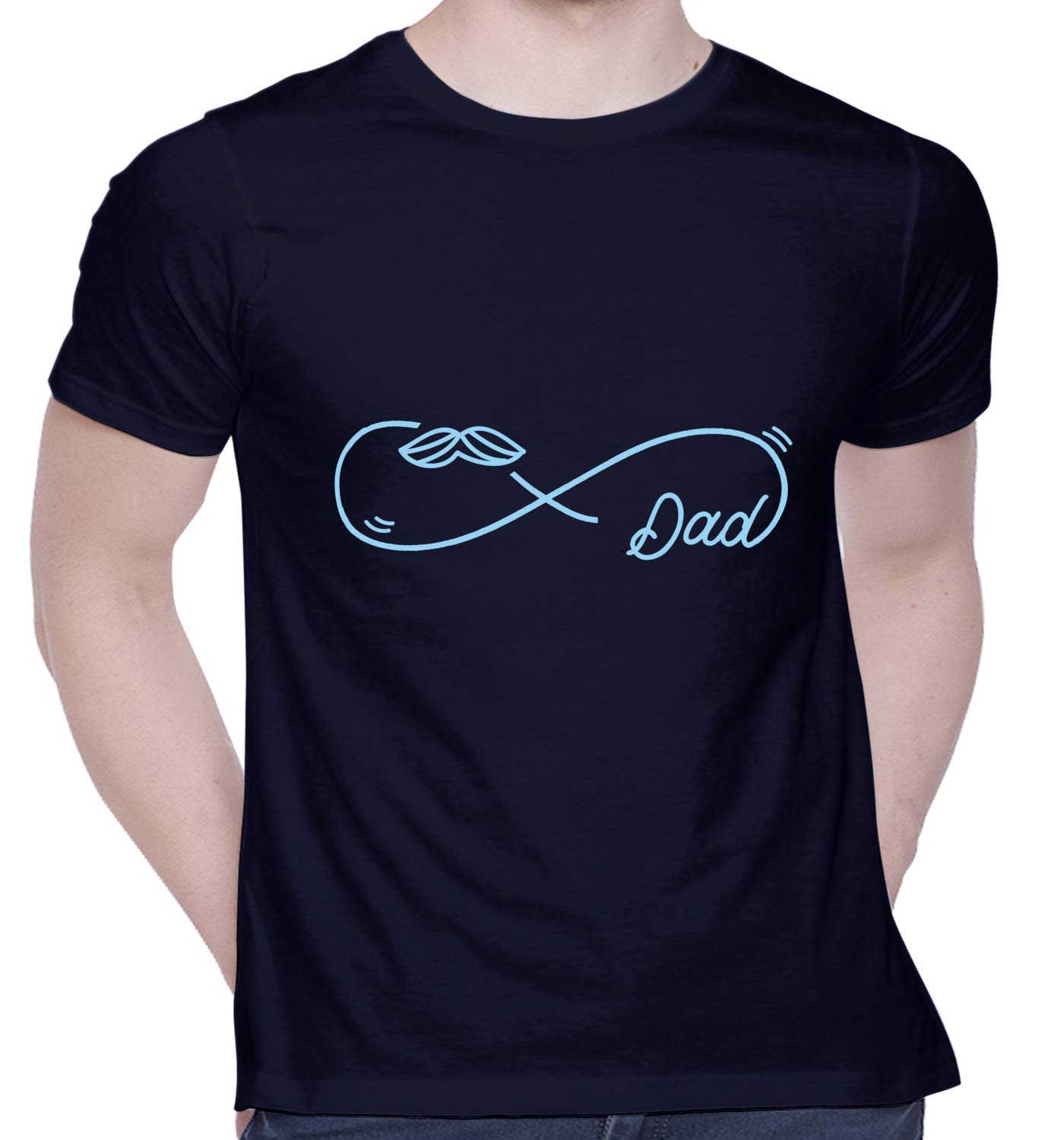 creativit Graphic Printed T-Shirt for Unisex Father_Fathers Day Tshirt | Casual Half Sleeve Round Neck T-Shirt | 100% Cotton | D00585-43-picture-41