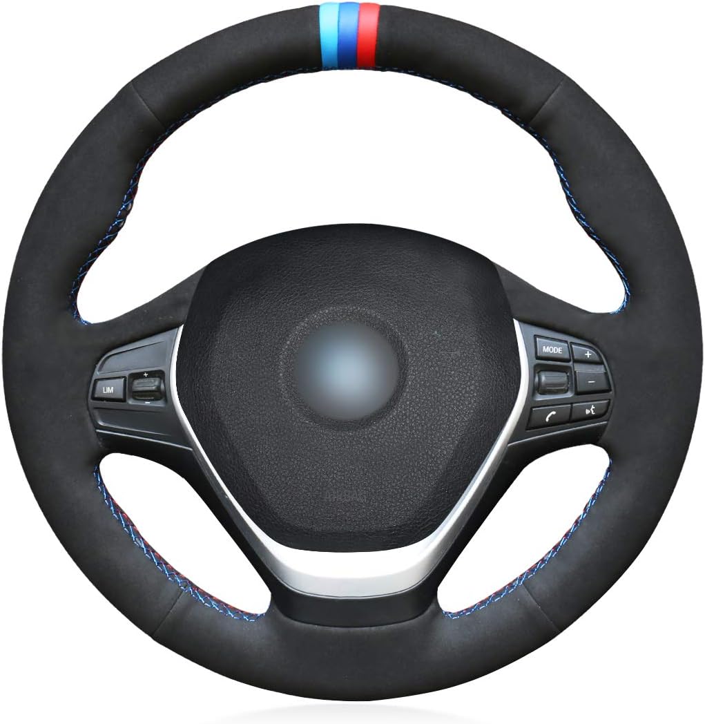 MEWANT Steering Wheel Cover Compatible with BMW F20 F45 2014-2018 F30 F31 F34 F32 F33 F36 2014-2018 Steering Wheel Wrap