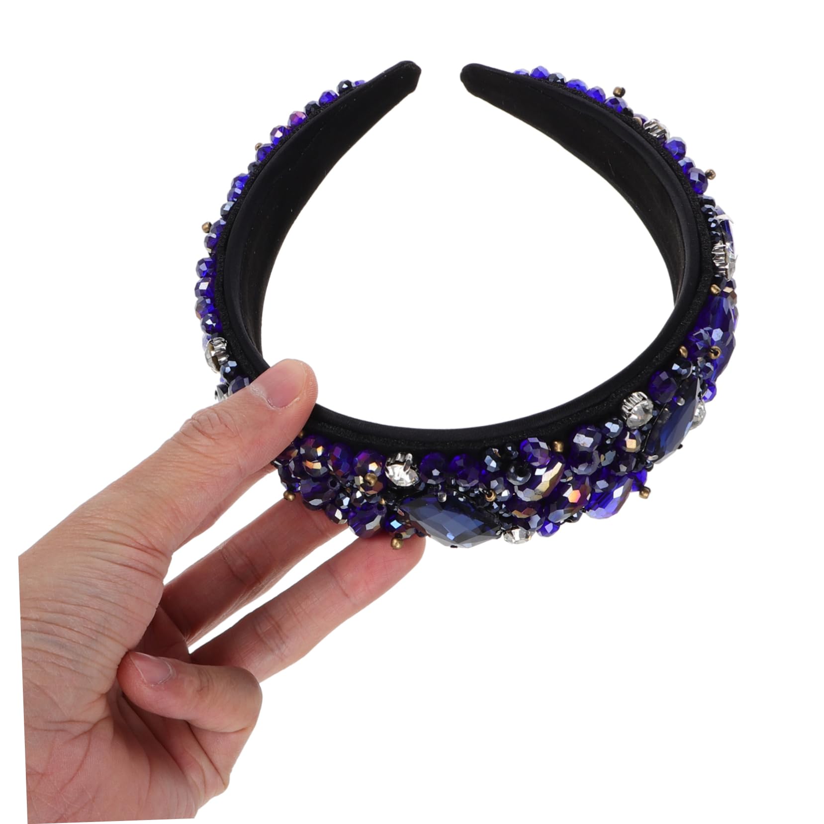 2stücke Glänzendes Rhinestone Haarband Für Mädchen Retro Breites Haarband Stilvolles Accessoire Für Besondere Anlässe Und Alltag Für Verschiedene Frisuren Sorgt Für Einen