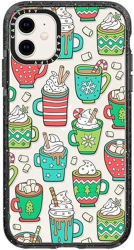 Vista 139 de CASETiFY Funda Impact para iPhone 11 - Moon Camping - Negro transparente