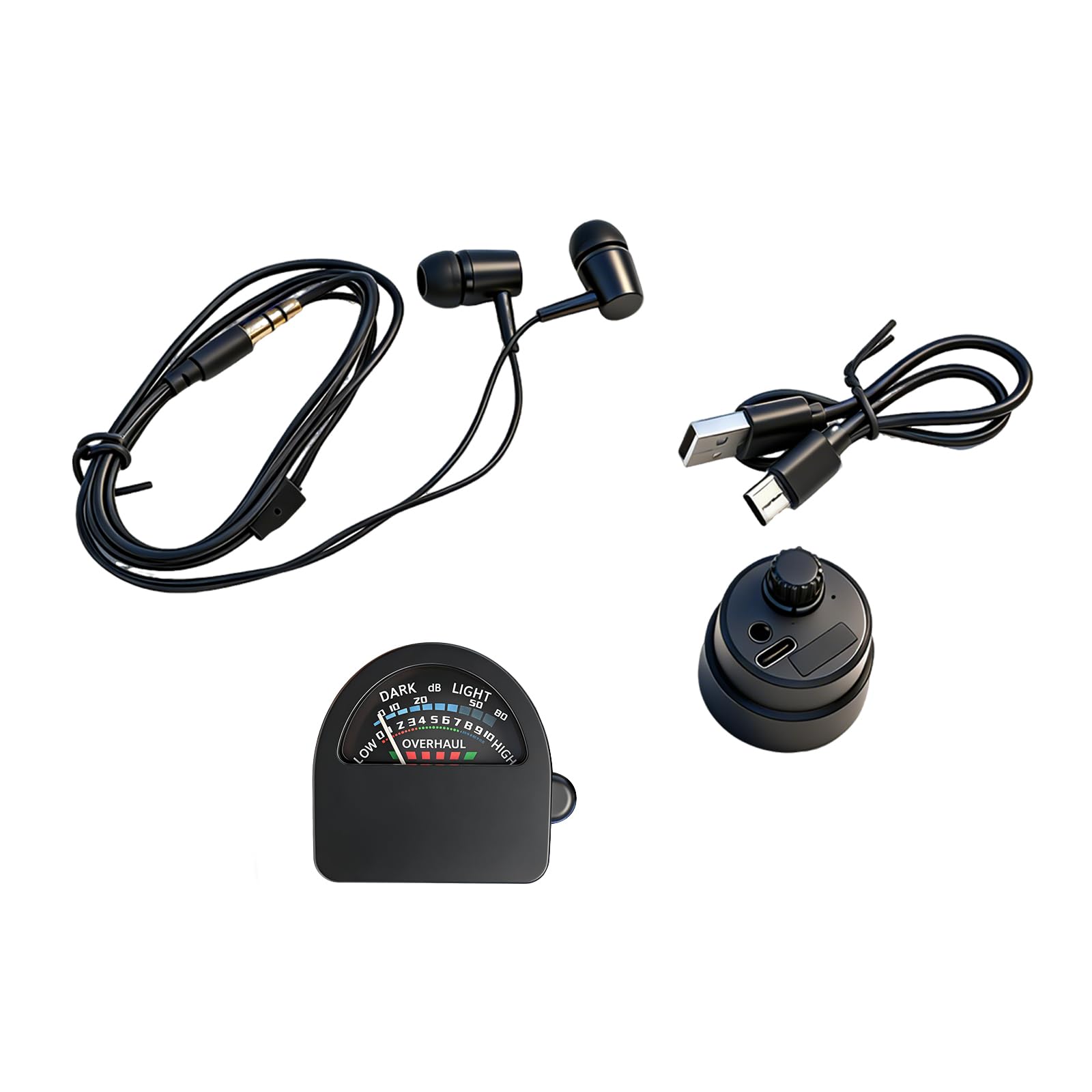 Water Leak Detector with Audio Signal Display, Sound Amplifier Pipe Leak Locator, Leak Finder Tool for Pipe Wall Floor