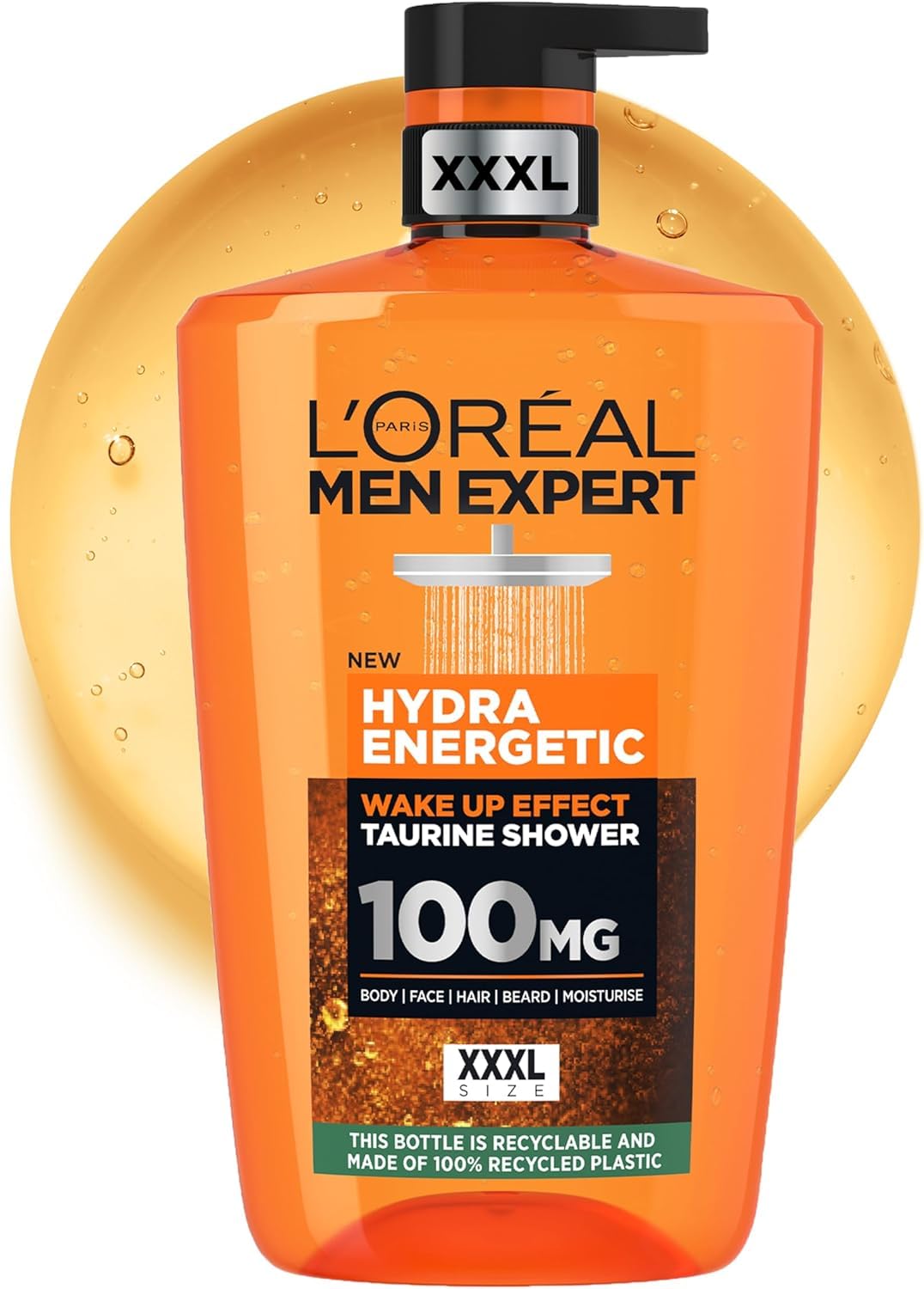 L'Oréal Paris Men Expert Hydra Energetic 5-in-1 Body Wash XXXL 1L – Daily Shower Gel for Body, Face, Hair & Beard with Taurine – Fresh Citrus Scent-picture-27