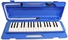 Woodnote Brand - Blue Color 37 Key Melodica and & Hard Shell Case