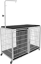 Canil Gaiola Mesa De Tosa Cães Cachorro Pet Shop Banho Tosa