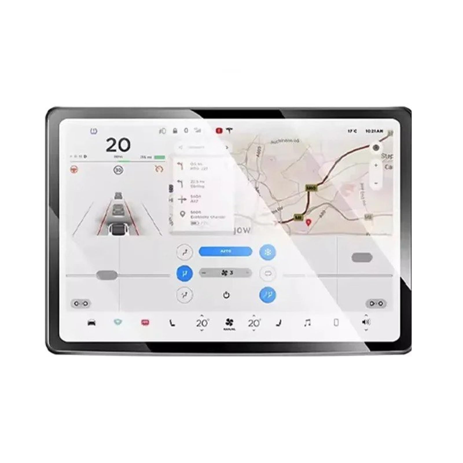 Film protection écran Tesla Model Y Juniper Model 3 Highland 2425 navigation