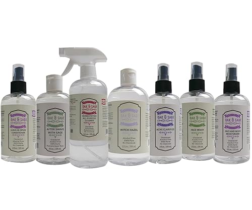 Miniatura 10 de OAK & SAGE Acondicionador homeopático sin enjuague con pepino, sin perfume, 8 onzas, 100% hierbasplantas, sin enjuague, sin alcohol, sin productos