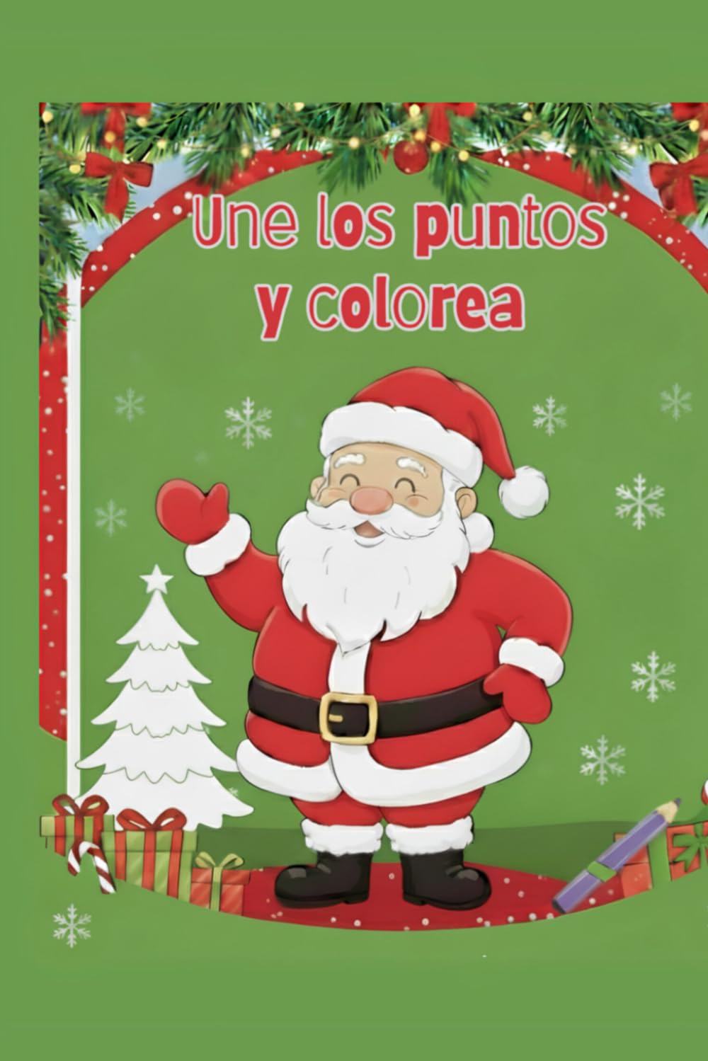 Une los puntos y colorea: Edición de Navidad