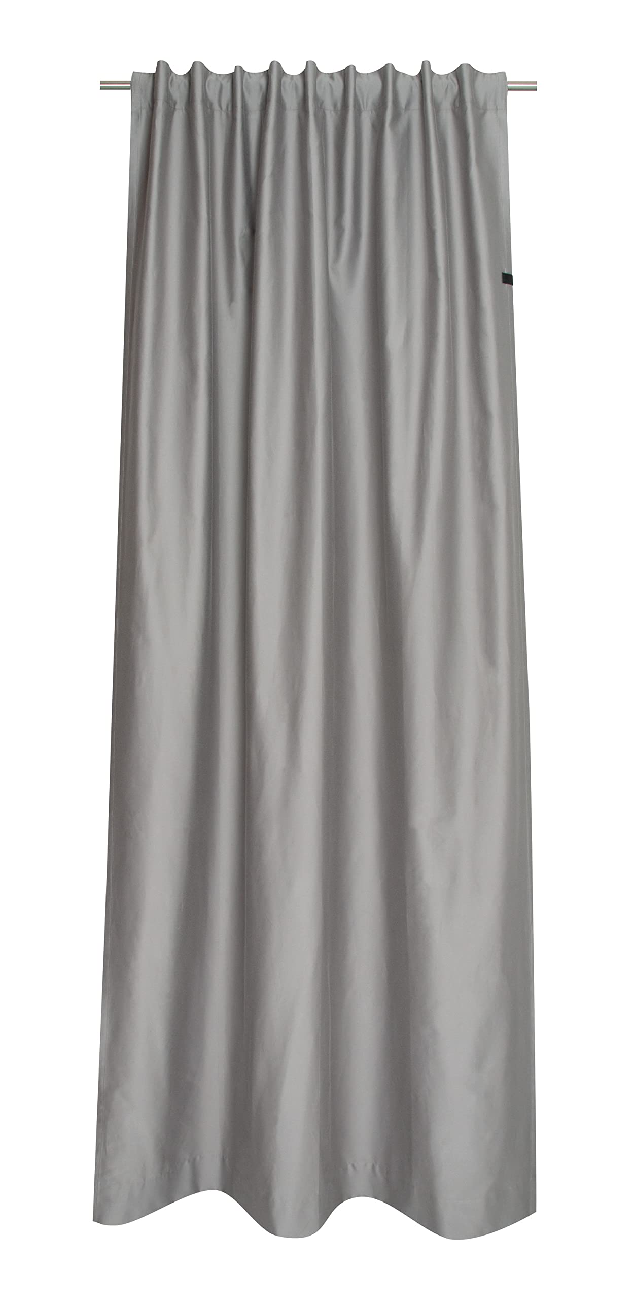 Schöner Wohnen Kollektion Cortina suave 130 x 250 – Cortina opaca gris mezcla de algodón – Cortinas Salón – Cortina decorativa – Curtains