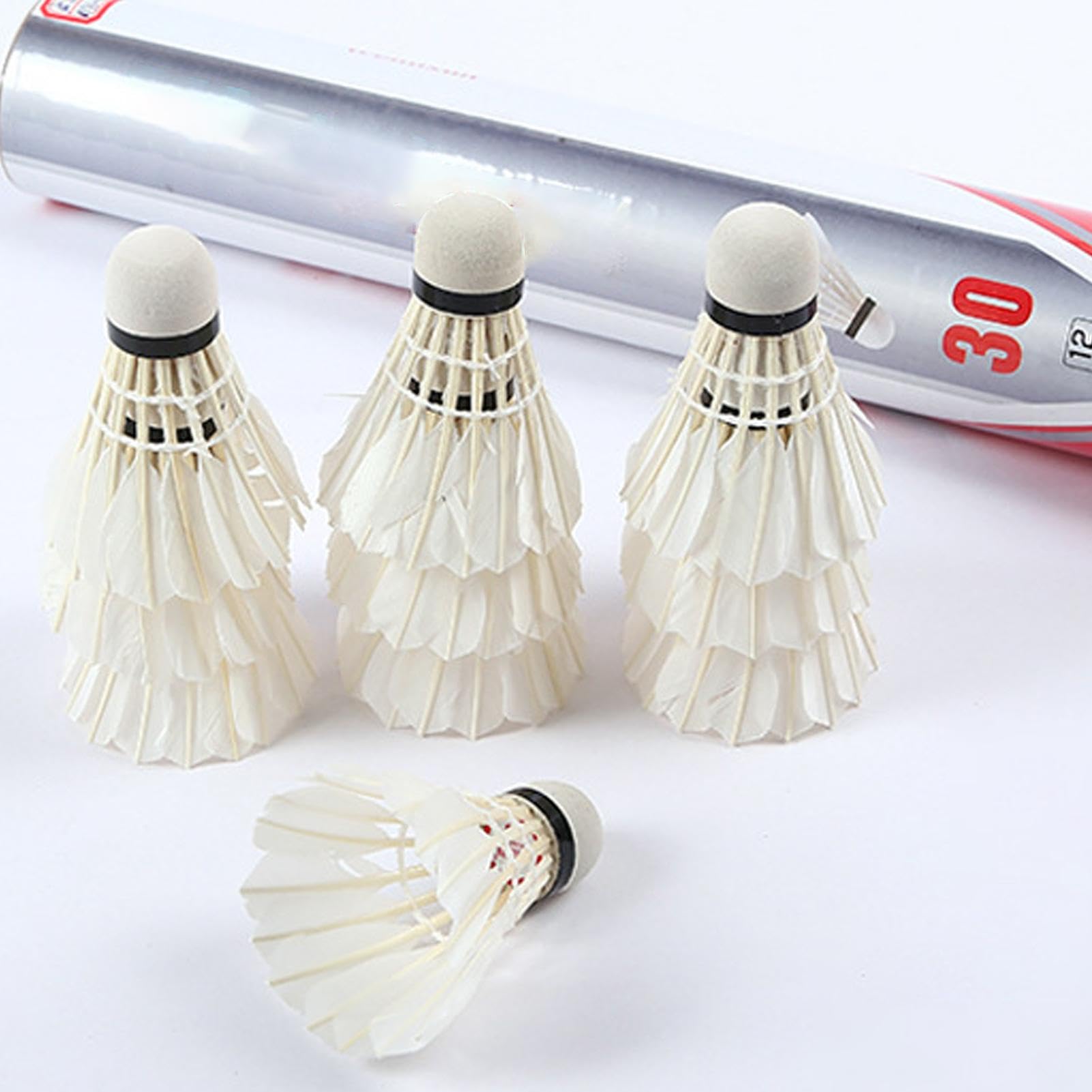 Lot De 11 Balles De Badminton Colorées, Volants, Accessoires