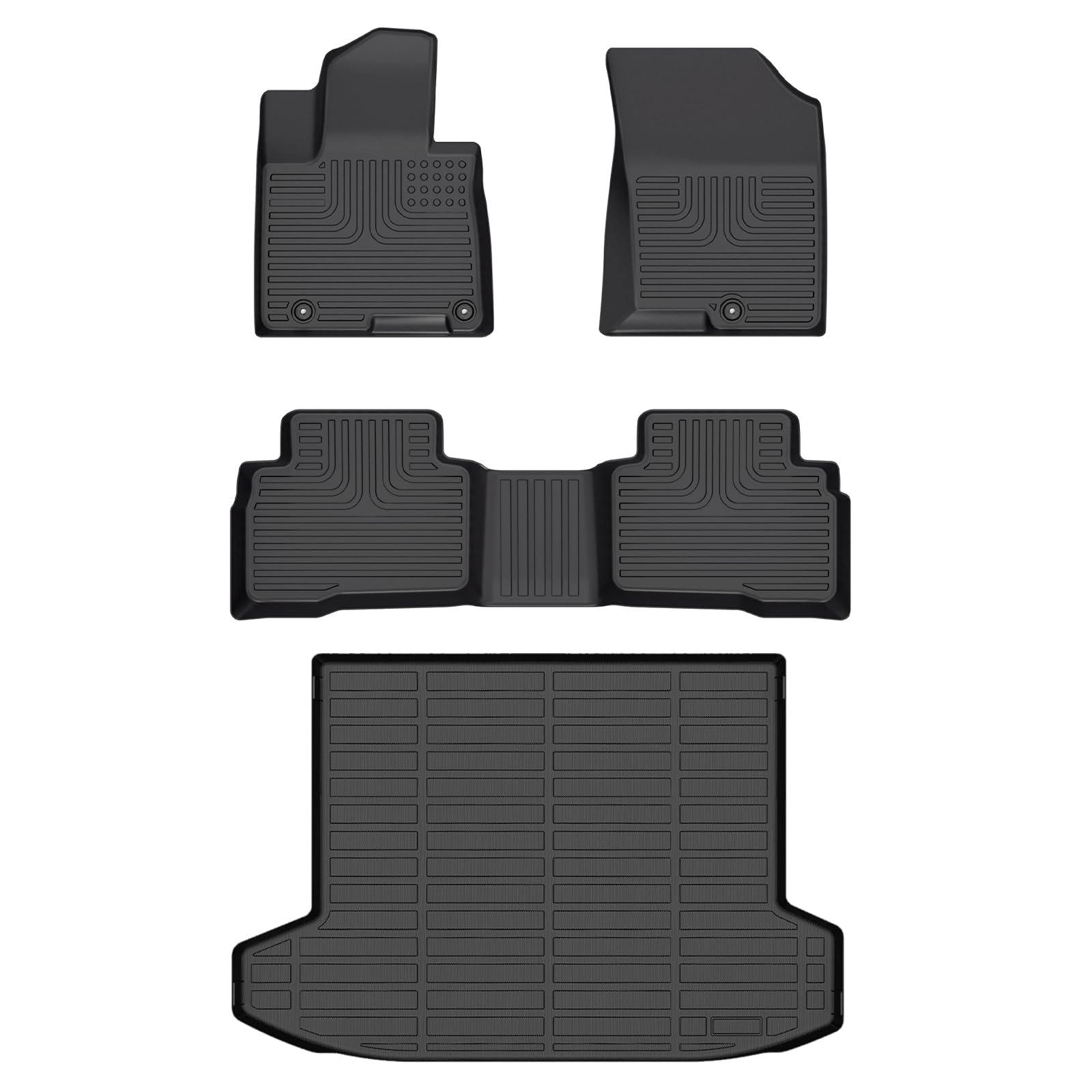 Floor Mats for Hyundai Tucson Hybrid2022 2023 2024 2025 All Weather Cargo Liner Car Accessories