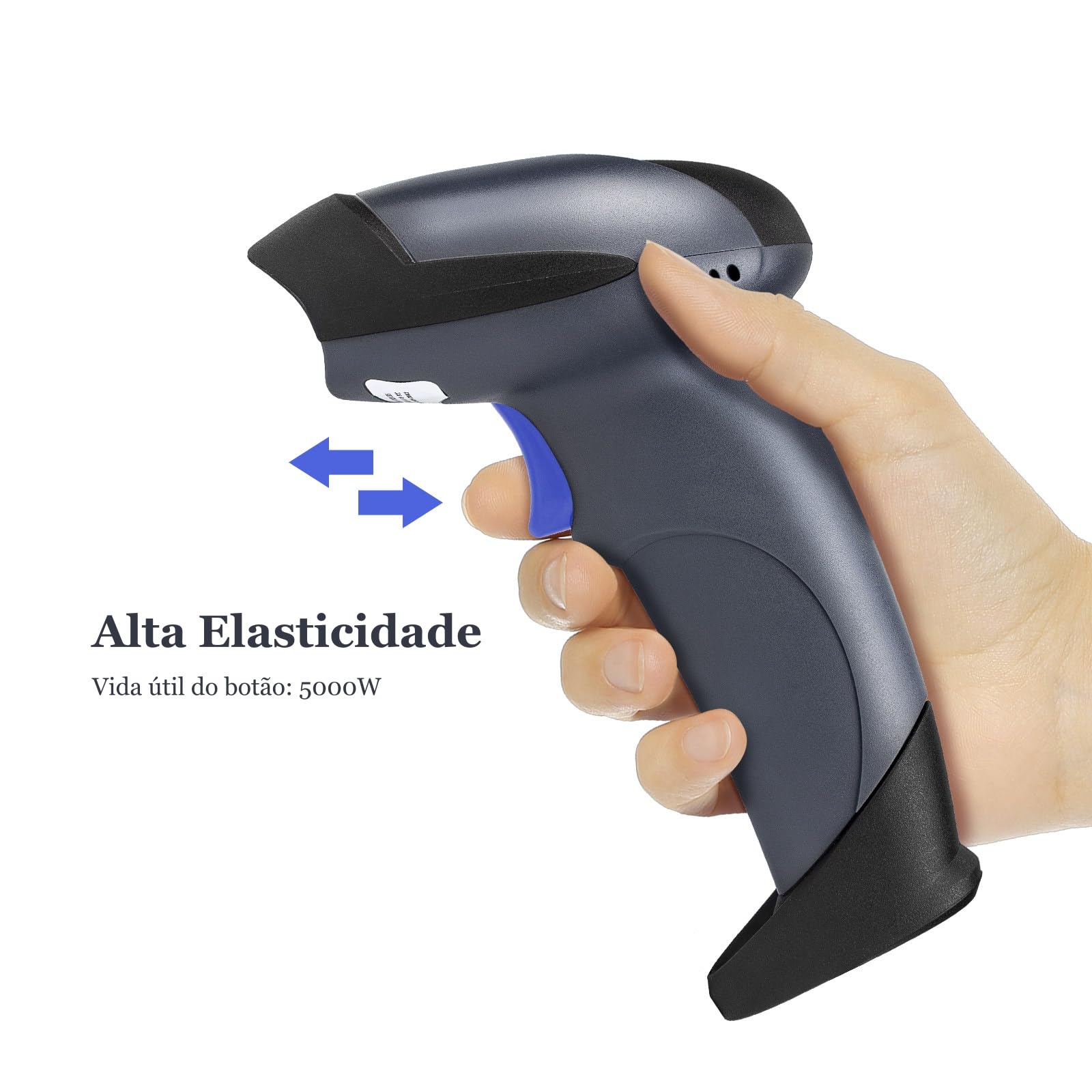 NETUM Scanner di codici a barre 2D con supporto USB 2.0 cablato QR Code Imager Lettore automatico di codici a barre a mano pistola con cavo USB per laptop, computer, cassa, POS -M5S
