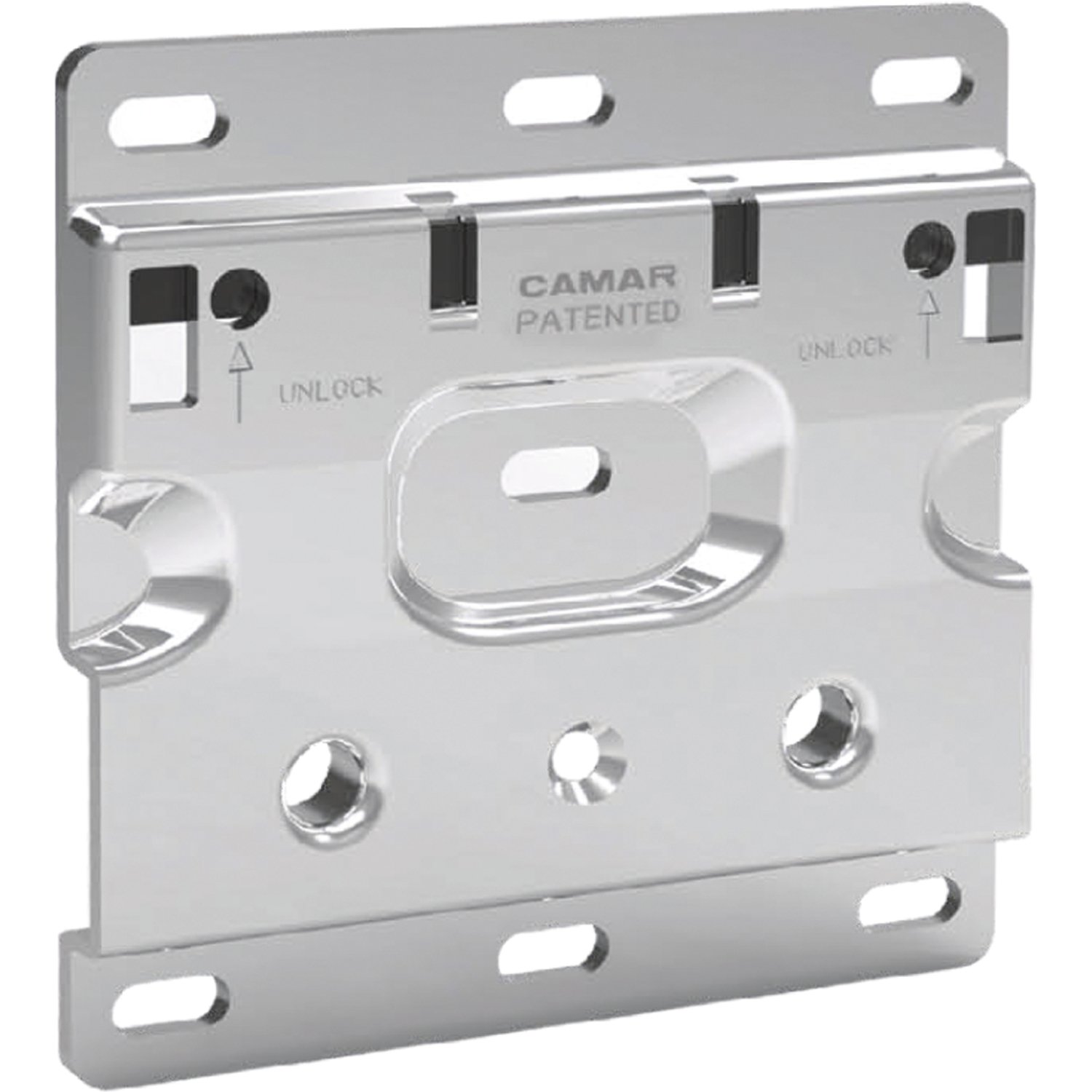 Gedotec White Hanging Rail Support Plate For Cabinet Hangers, Kitchen And Base Cabinet, Load Capacity 240 Kg, Galvanised Steel, Mounting Rail For Pressing, Pack Of 1, Mounting For Cabinet Bracket For Screwing.