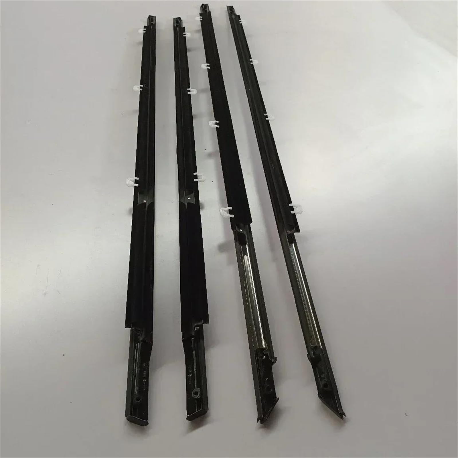 Noheeu One Color 4 Pcs Chrome Outside Windows Rubber For Accord 2008-2013 Glass Protector Weatherstrip Outer Laminate 72450-Ta0
