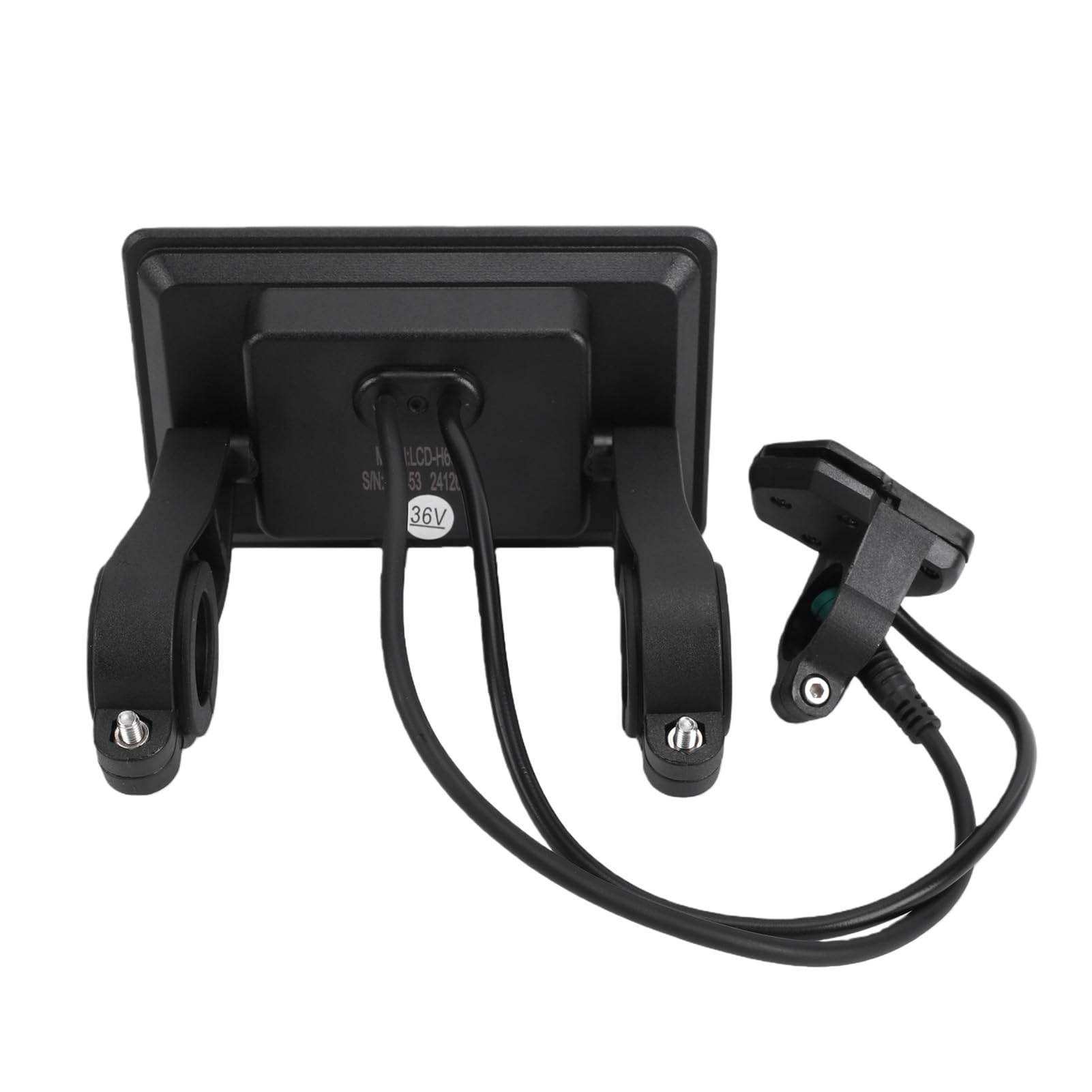 Tnfeeon Pannello di Controllo Display LCD per Bici Elettrica, Tachimetro per Scooter con Connettore ABS 5P con Livello della Batteria e Dati in Tempo Reale, Schermo Ad Alta visibilità per Pendolari
