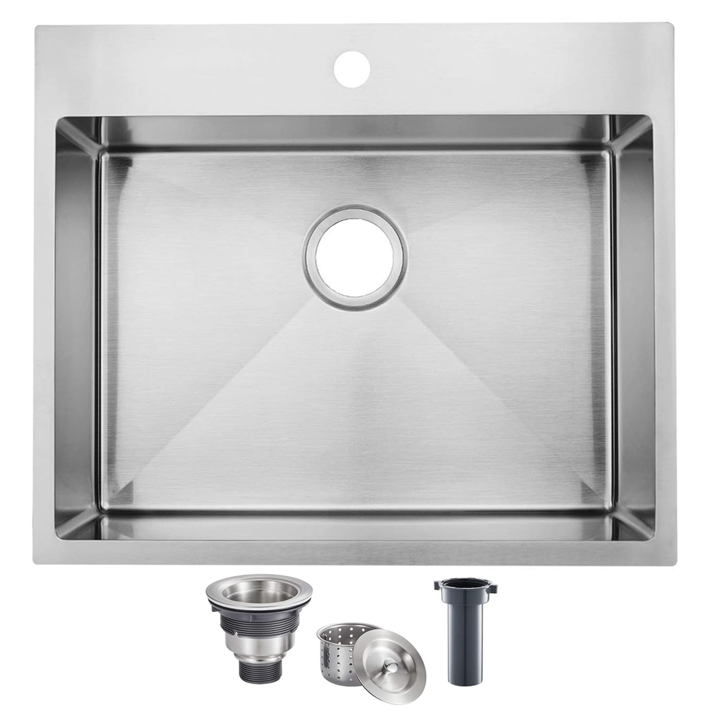 SHACO 22x18 Inch Drop In Bar Sink