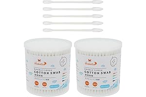 Cotton Swabs Precision Pointed - Double Side Soft Gentle Cruelty-Free Lint-Free