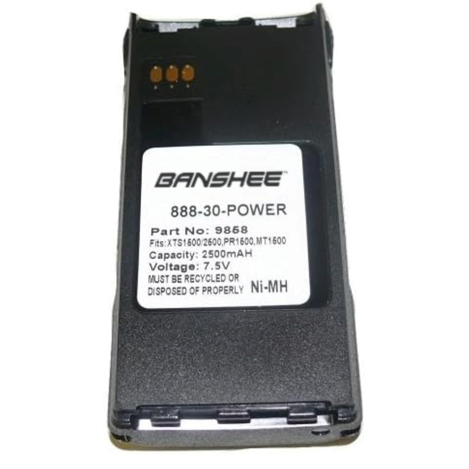 Banshee for Motorola NTN9858 NTN9815AR NTN9858C 7.5V Ni-Mh 2500mAh XTS1500 XTS2500