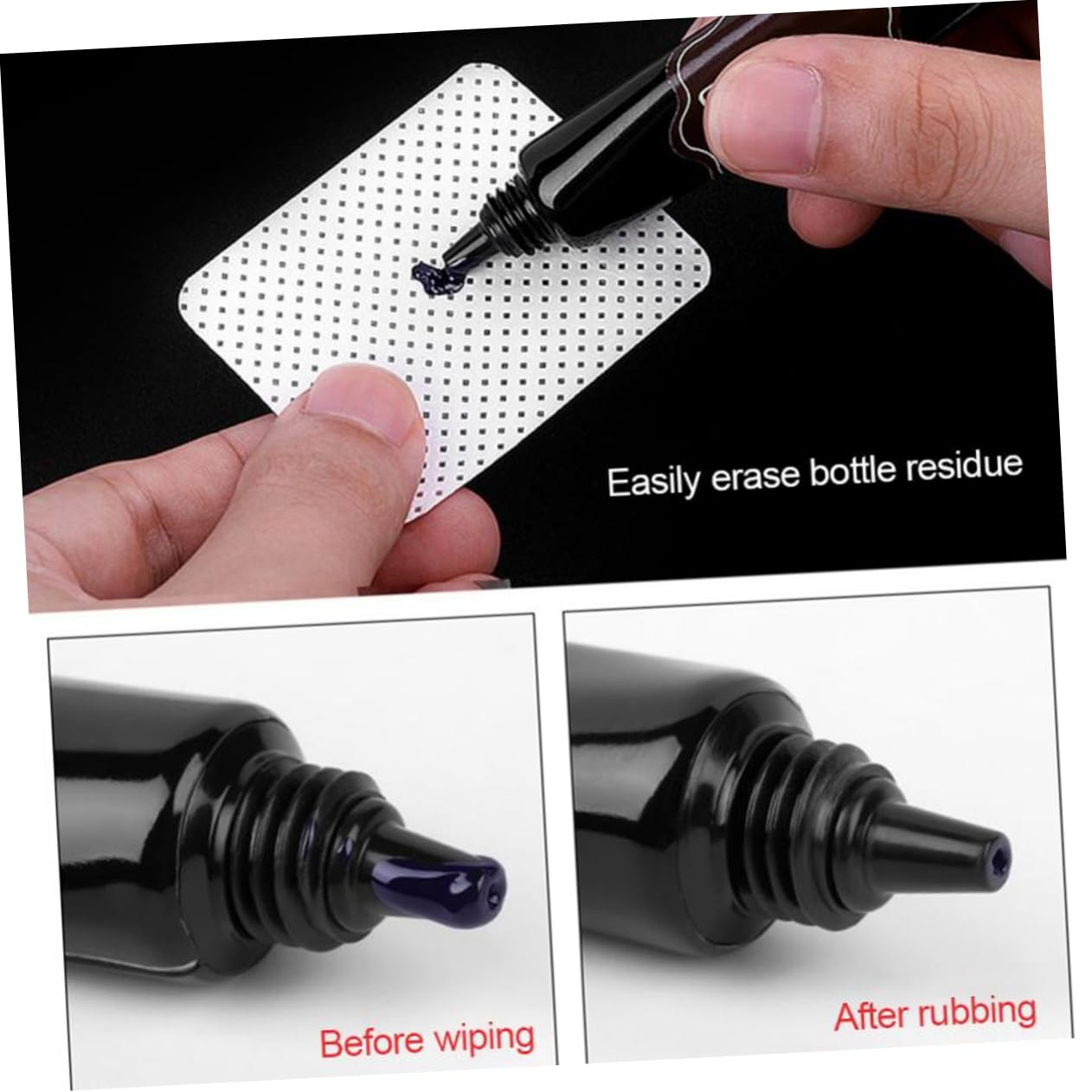 FOMIYES Nail Polish Remover Towel Pads 540 Count Cotton Gauze Material Safe for Skin Great for Beauty Treatments