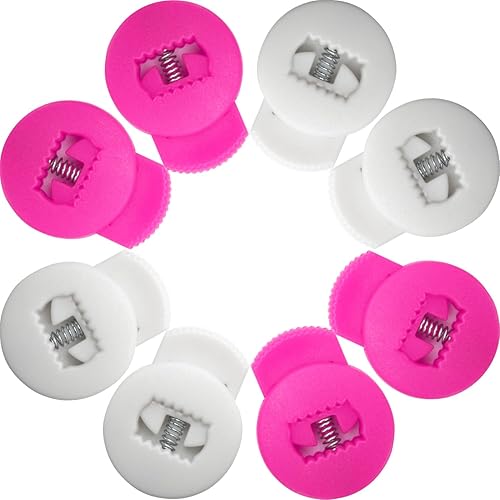 Glove Locks - Juego de 8 cerraduras de encaje para guantes, nunca más necesitarás nudos, se adapta a todos los guantes de béisbol y sóftbol