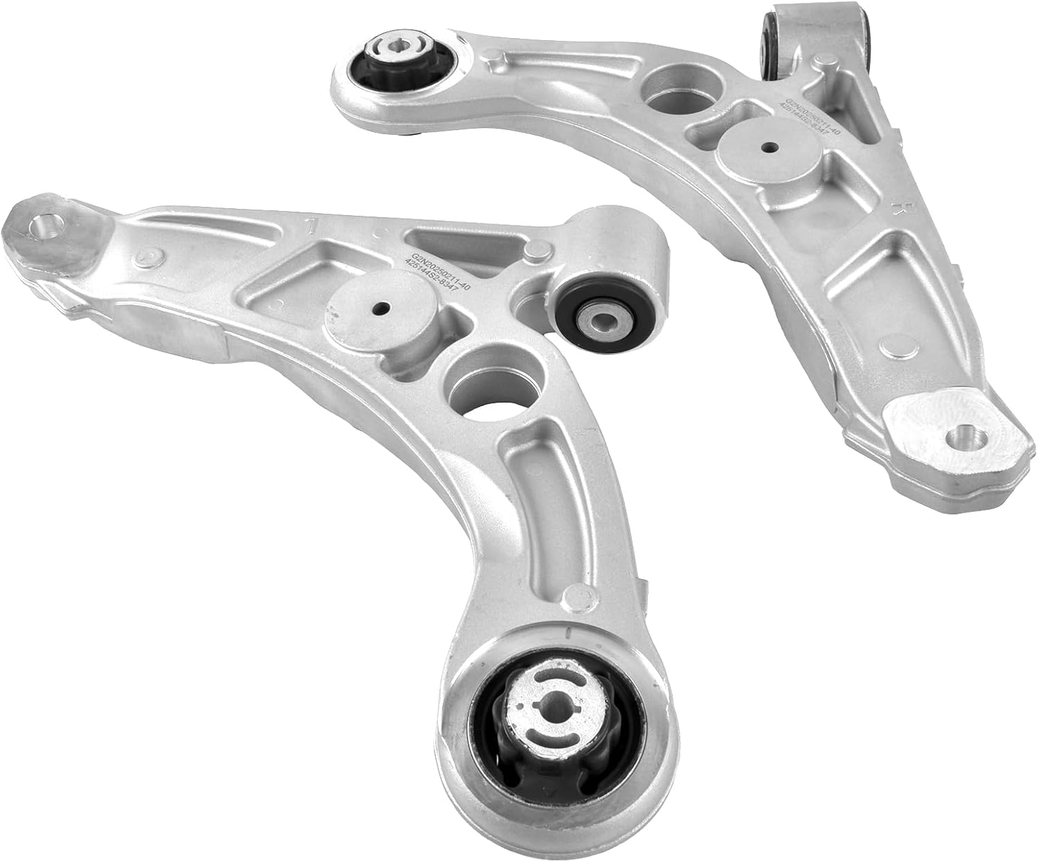 Front Left & Right Lower Suspension Control Arm Replacement for 2019 Jeep Cherokee 2.0L 2.4L 3.2L Part# 526-533, 526-534, 68285991AF, 68285992AF, RK643774, RK643775