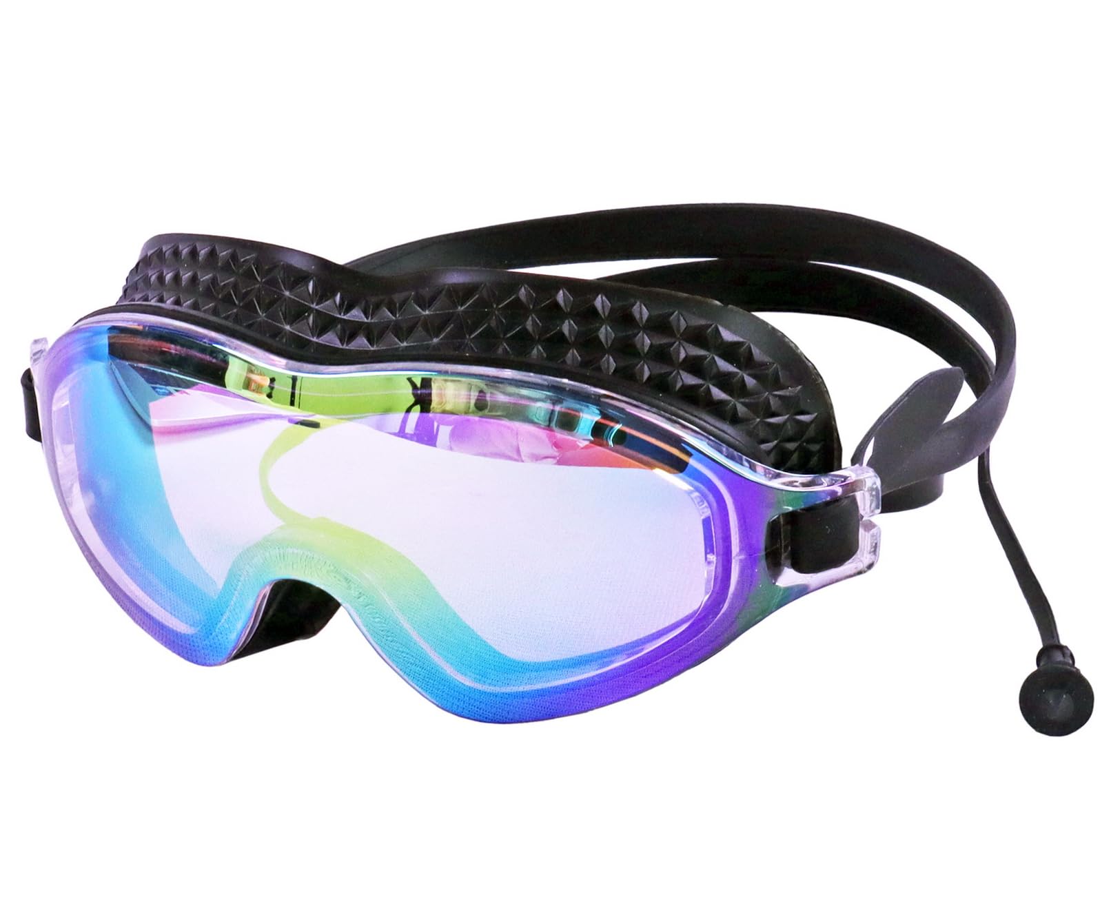 Spanker Anti Fog Anti-UV Wide View Leak Proof Adjustable Swimming Goggles for Teenagers and Adults - Black (B0D3LNTZS5) Amazon Price History, Amazon Price Tracker