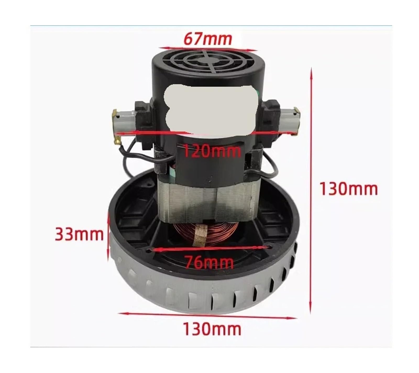 Motore For Aspirapolvere In Filo Di Rame, 220 V 1400 W Φ130 Mm