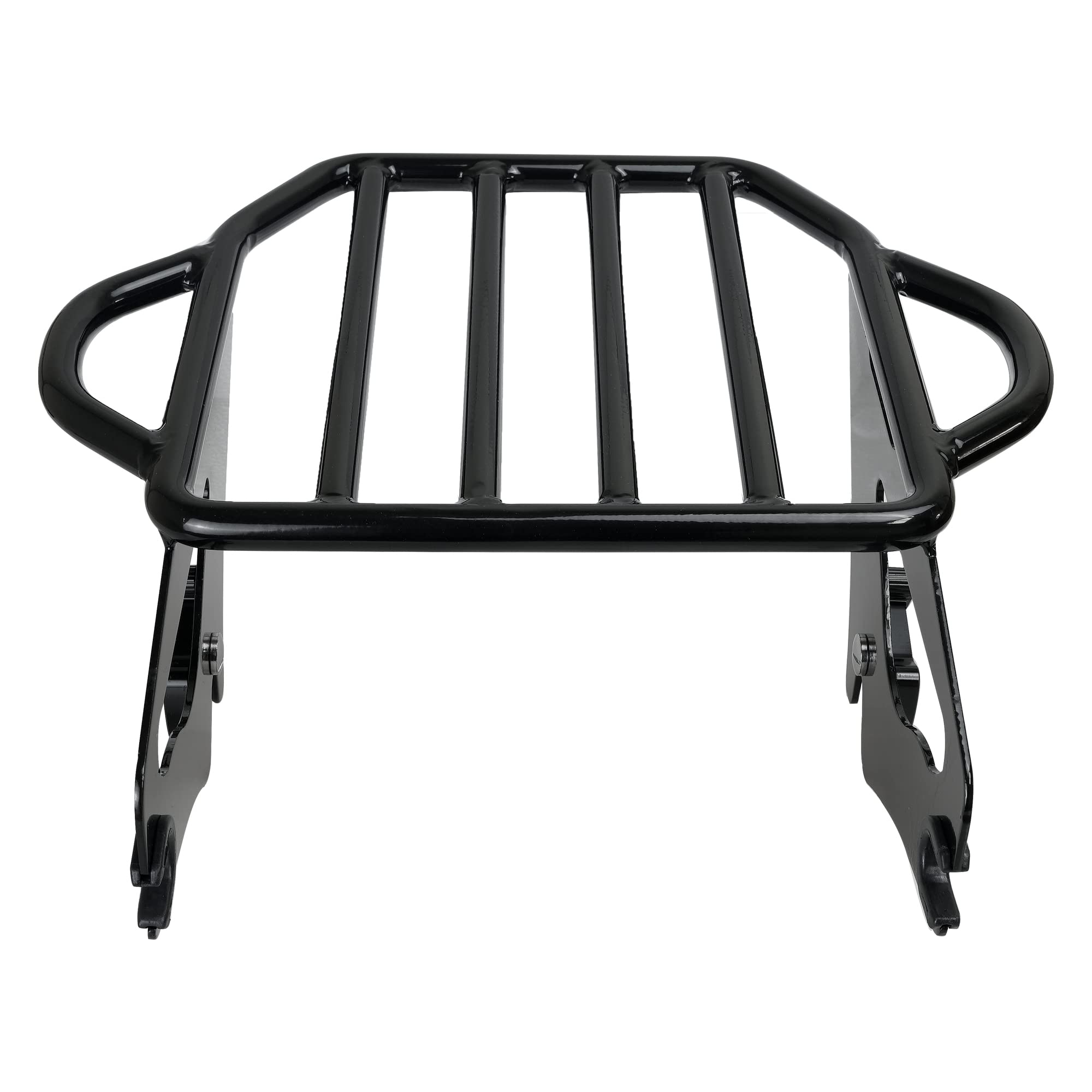 Detachable Luggage Rack 2-Up Mounting Rack Compatible for Harley Davidson Touring Road King Street Electra Glide 2009-2026 Black