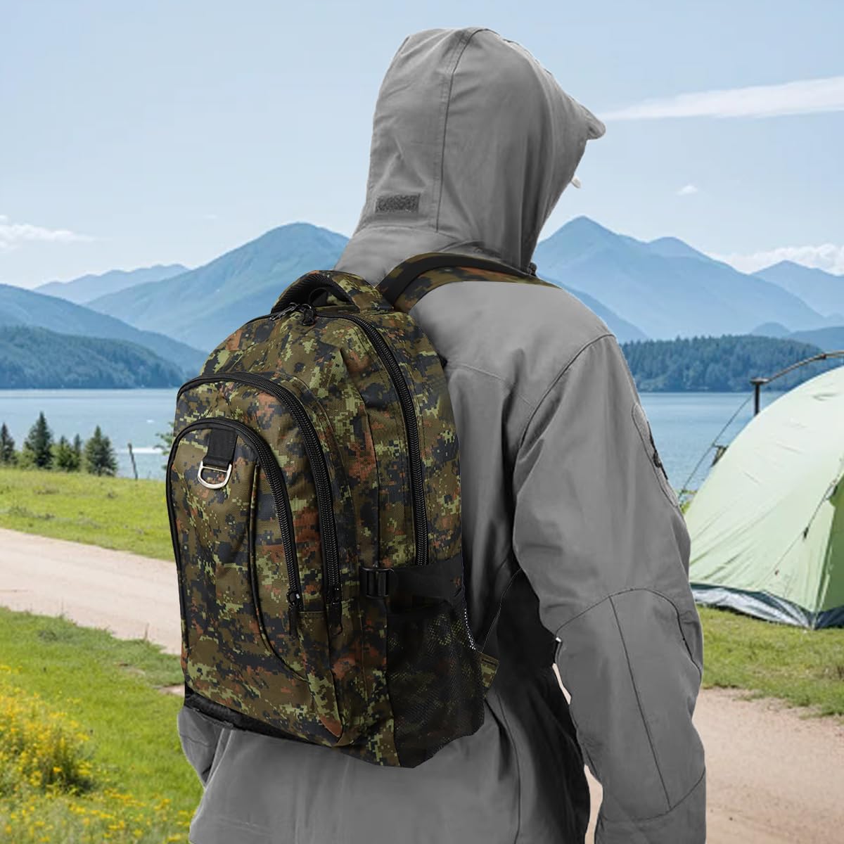 Travel Backpack Carry on Flight Approved,Travel Backpack,Women Mens Business Large Work Luggage Travel Bag#Army Green