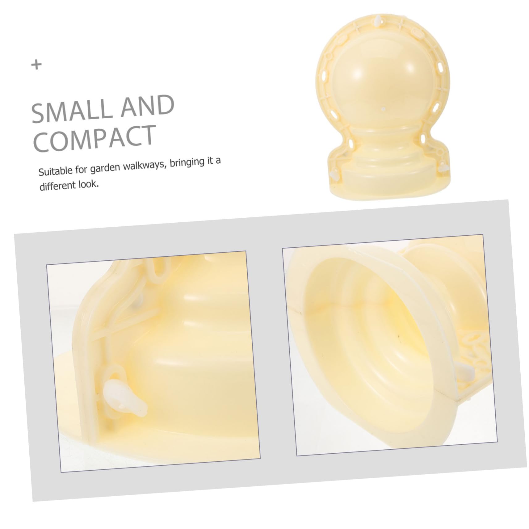 Kisangel Stampo Per Forma Di Sfera Stampo in Plastica Fai Da Te Per Ornamenti Di Balaustra Decorazione Per Recinzioni Di Balcone