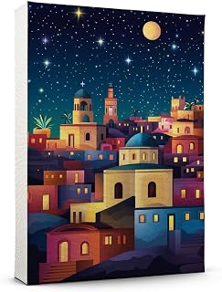 HudoGlobe Boutique San Jose Del Cabo Travel Poster Art Print, Mexico Poster Wall art, San Jose Del Cabo Travel Poster Starry Night, Mexico Decor Travel Artwork - 95AZ1203