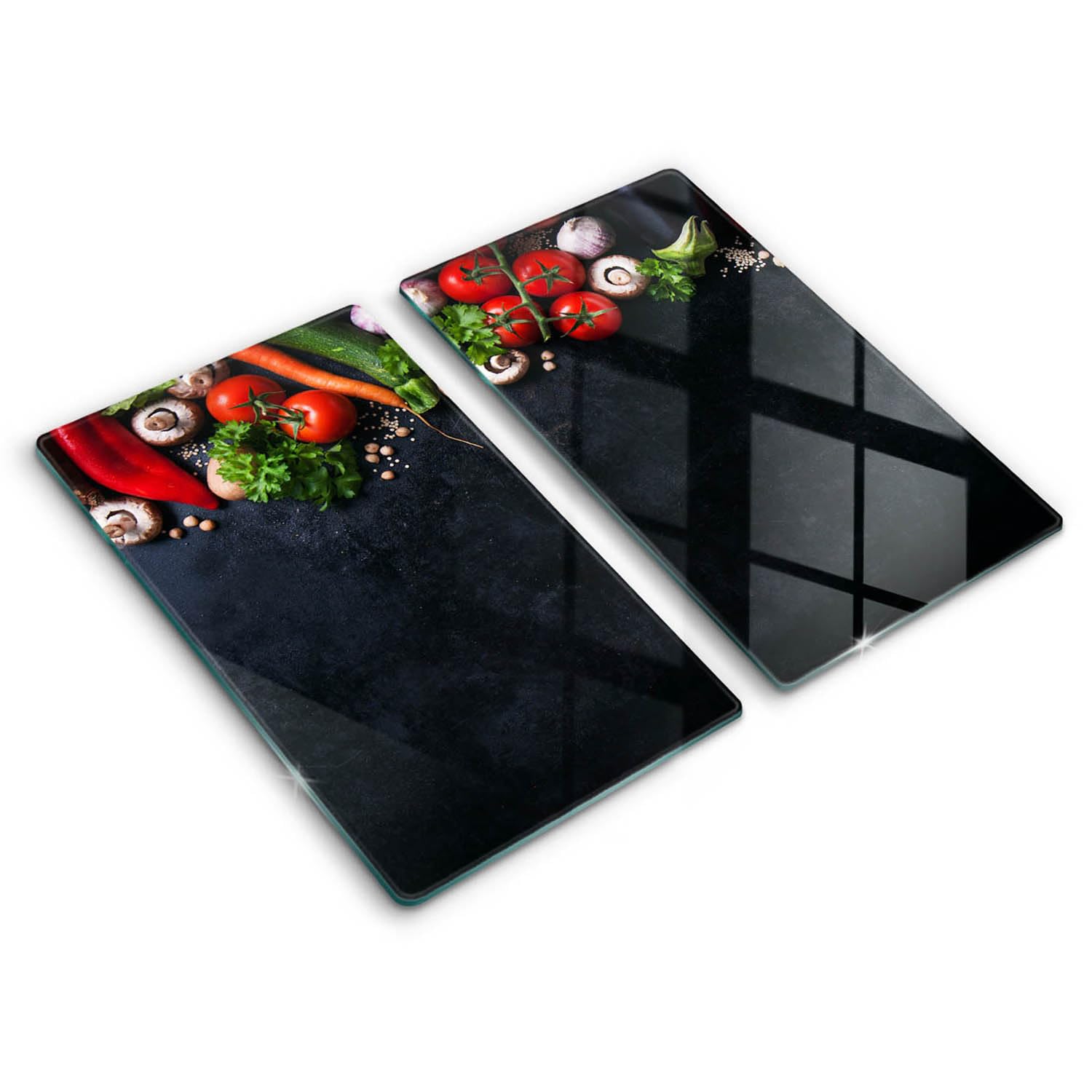Protection plaque induction multifonctionnelle 2x30x52cm protège-plaque cuisine
