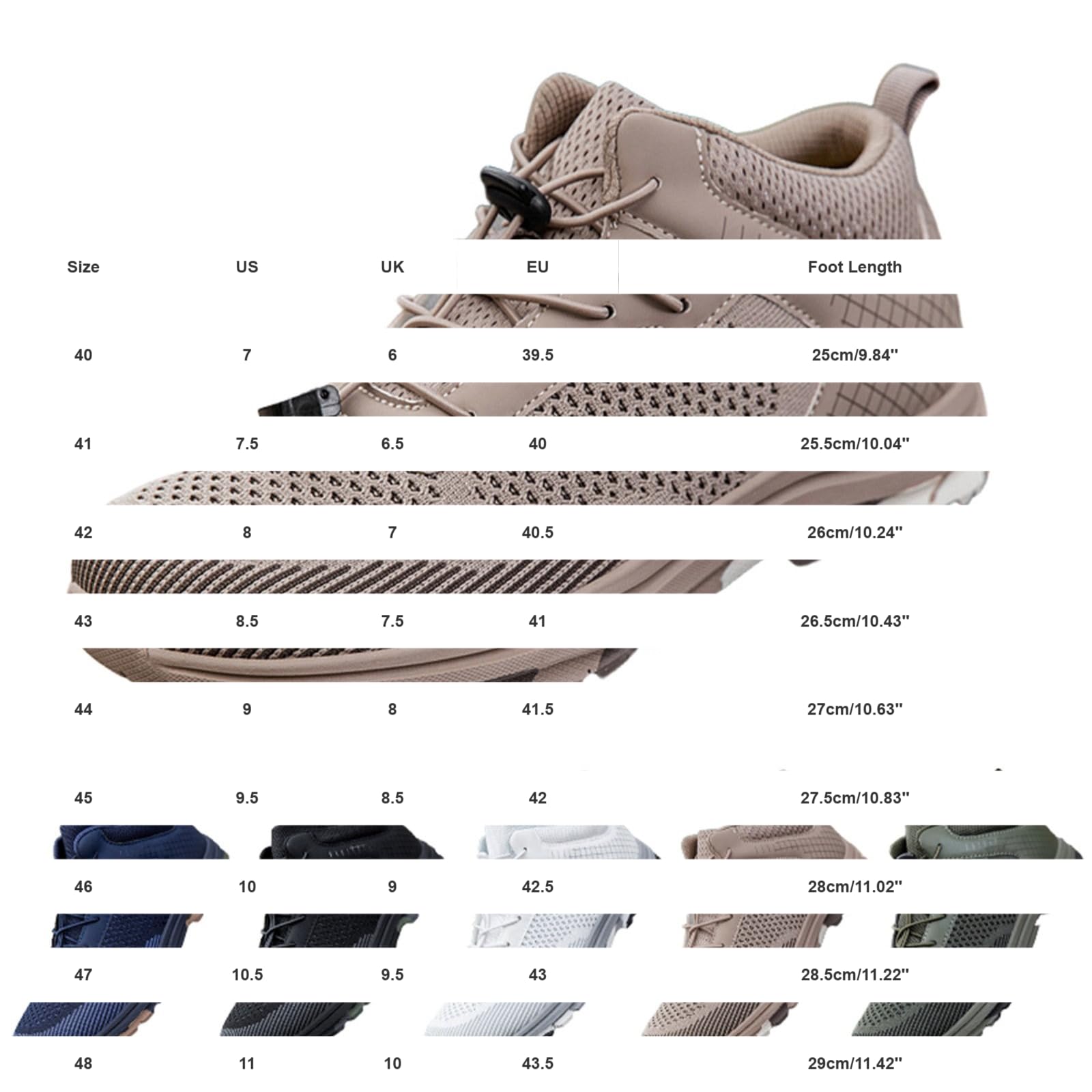 Laufschuhe Herren Dämpfung Turnschuhe Atmungsaktive Sneaker Leicht