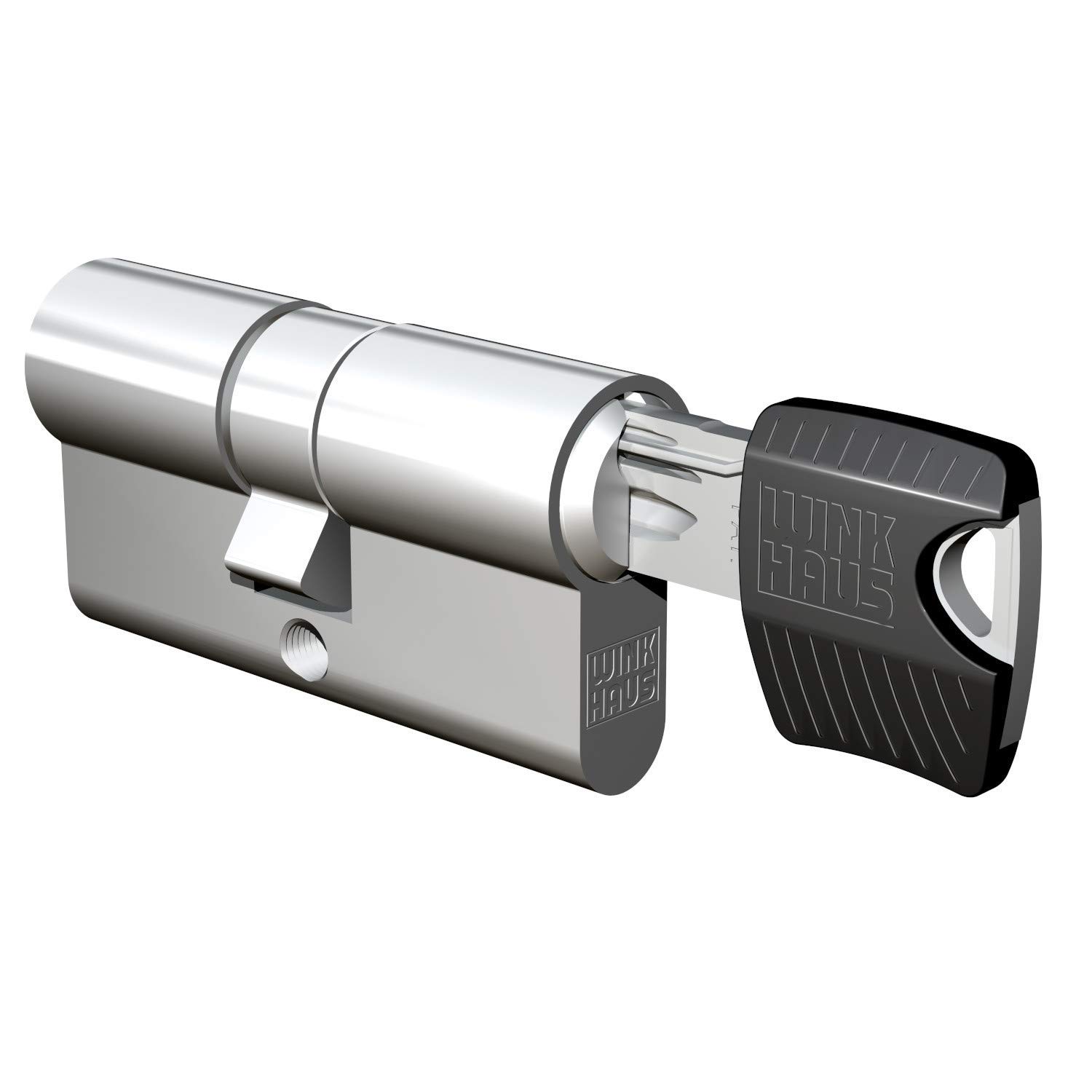 WINKHAUS keyTec RPE Doppelzylinder 30-30 mm | Profilzylinder Schließzylinder mit Not- und Gefahrenfunktion Aufbohrschutz Pickingschutz | Patentschutz | inkl. 5 Schlüssel & Sicherungskarte