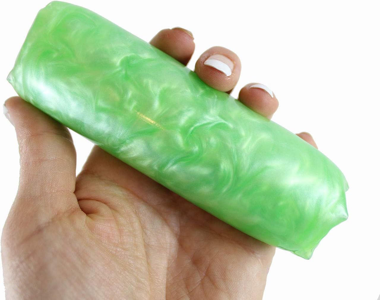 5 Different Water Trick Snakes - Filled with Glitter, Confetti, Sea Creatures, Sparkles, and Pearl - Stress Toy - Slippery Tricky Wiggly Wiggler Tube - Squishy Wiggler Sensory Fidget Ball