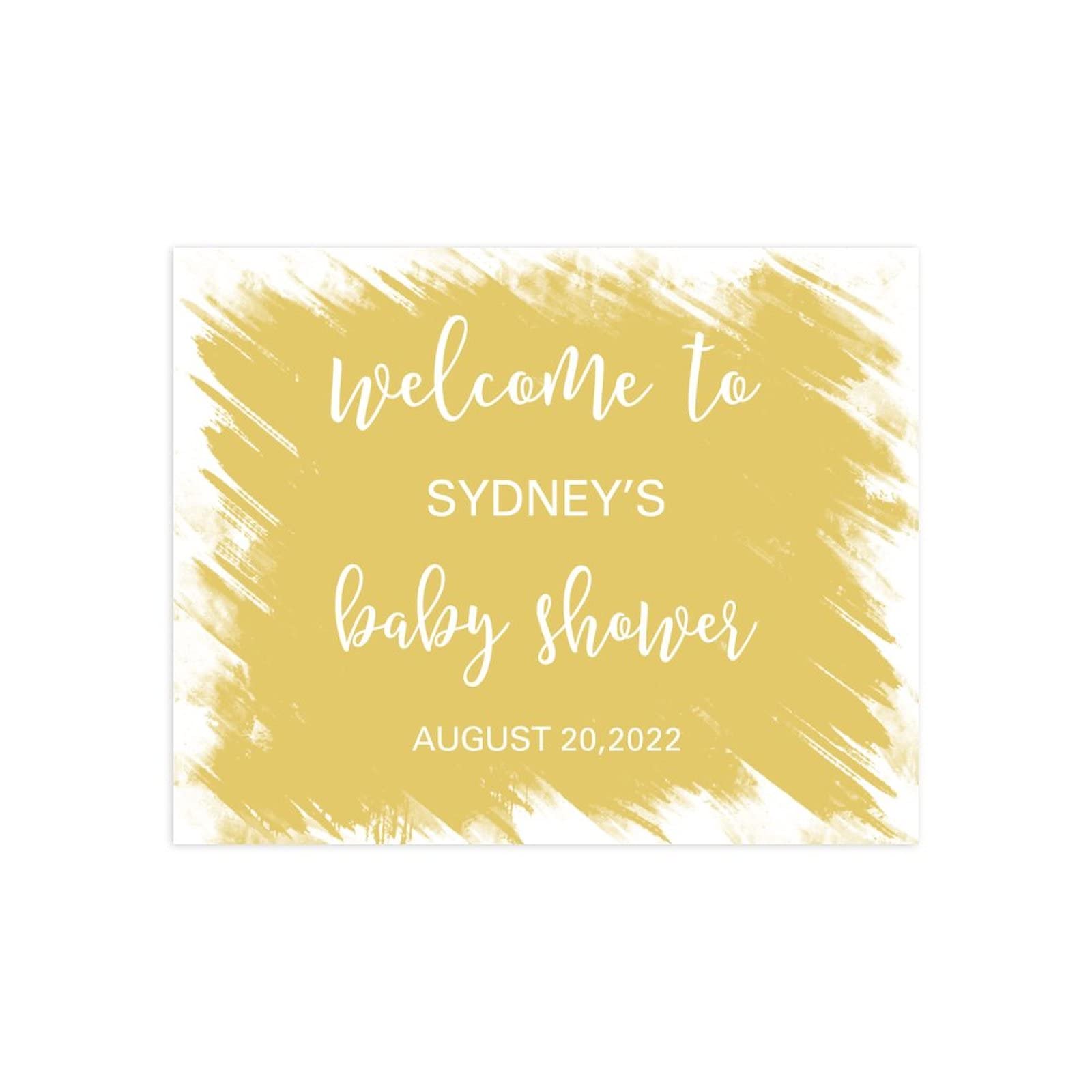 Prosty znak powitalny ślubny spersonalizowany znak powitalny na tablicę ślubną dostosowany do Twoich imion i dat, baby shower, rocznicę, przyjęcie, pogrzeb, 45 x 61 cm