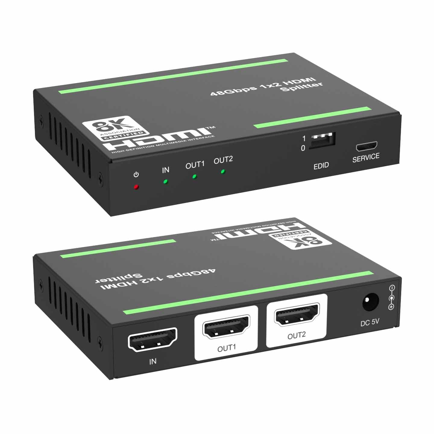 BUNGPUNG HDMI 分配器 1入力2出力 同時出力 8K@60Hz 4:2:0 12bit 4K@120Hz 4:4:4 12bit 48Gbps HDMI 2.1 HDCP 2.3 HDR対応 スマートEDID Amazon | BUNGPUNG HDMI 分配器 1入力2出力 同時出力 8K@60Hz 4:2:0